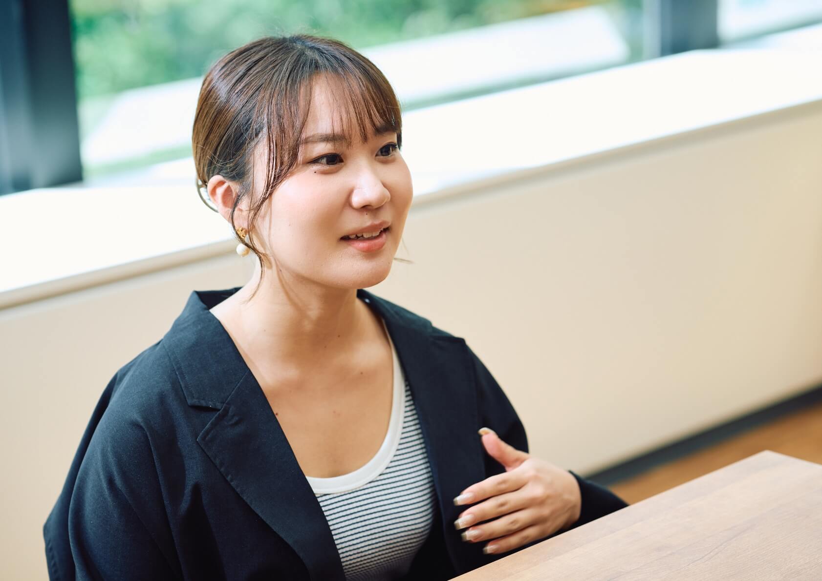 川﨑が話している写真